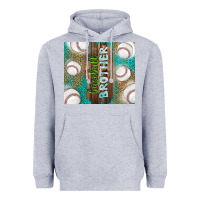 Heather Grey baseball brother Heavyweight Hoodie - TumblerDesignByShophia
