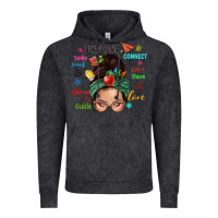 Vintage Arctic Teacher messy bun caucasian Vintage Hoodie - NancyCooperArtShop