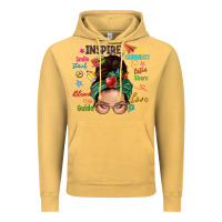 Vintage Mustard Teacher messy bun caucasian Vintage Hoodie - NancyCooperArtShop