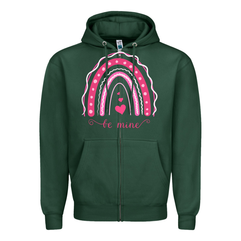 Valentines Day Rainbow Zipper Hoodie by Bettercallsaul | Teevron