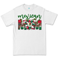 White mexican flag sunflower mom leopard Premium Tee - JahusDesignShop