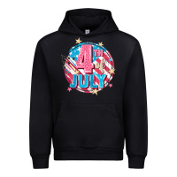 Black 4th of July Urban Hoodie - FaDigitalArtStudio