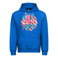 Cobalt 4th of July Urban Hoodie - FaDigitalArtStudio