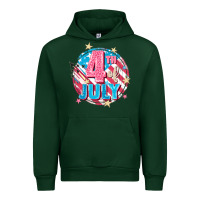 Forest Green 4th of July Urban Hoodie - FaDigitalArtStudio
