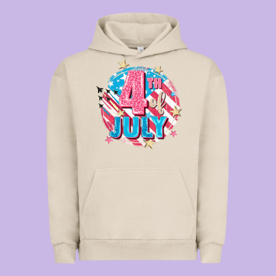 4th Of July Urban Hoodie Designed By Fadigitalartstudio