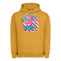 Pigment Peanut Butter 4th of July Urban Hoodie - FaDigitalArtStudio