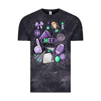 Cloud Black cheer mom Vintage Tee - MaliasSmallBusiness