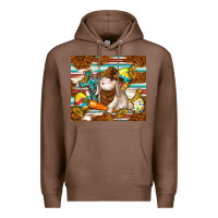 Chestnut western bunny Premium Hoodie - TumblerDesignByShophia