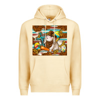 Pina Colada western bunny Premium Hoodie - TumblerDesignByShophia