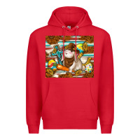 Red western bunny Premium Hoodie - TumblerDesignByShophia