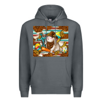 Rock western bunny Premium Hoodie - TumblerDesignByShophia