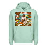 Seafoam western bunny Premium Hoodie - TumblerDesignByShophia