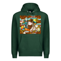 Sports Green western bunny Premium Hoodie - TumblerDesignByShophia