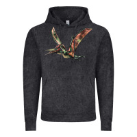 Vintage Black Pteranodon Vintage Hoodie - LillyAllenDesigns