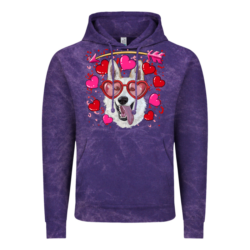 Valentine's Day  White Shepherd Vintage Hoodie by RanaPortraitStore | Teevron
