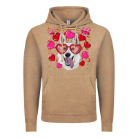 Vintage Coffee valentine's day  white shepherd Vintage Hoodie - RanaPortraitStore
