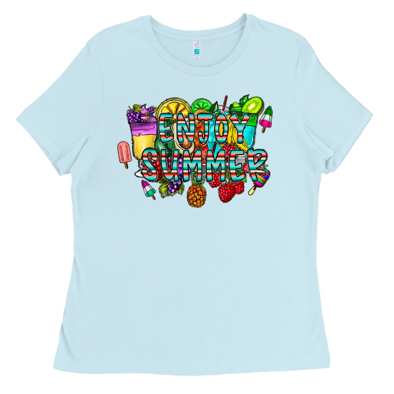 Enjoy Summer Ladies Tee by CowhideDigitalArt | Teevron