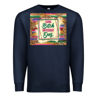 Navy same bitch different day Premium Sweatshirt - TumblerDesignByShophia