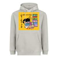 Moon Dust life is better with cats and books Heavyweight Hoodie - TumblerDesignByShophia