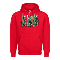 Red Lacrose Mom Zipper Hoodie - Bettercallsaul