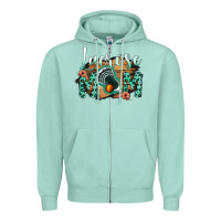 Seafoam Lacrose Mom Zipper Hoodie - Bettercallsaul