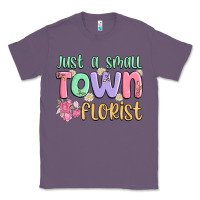 Lavender just a small town florist Classic Tee - MaliasSmallBusiness