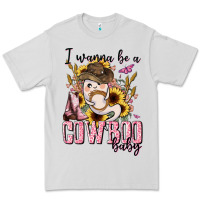 Dove Grey i wanna be a cowboo baby halloween Premium Tee - AdoDesignShop