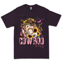 Plum i wanna be a cowboo baby halloween Premium Tee - AdoDesignShop