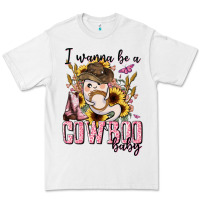 White i wanna be a cowboo baby halloween Premium Tee - AdoDesignShop