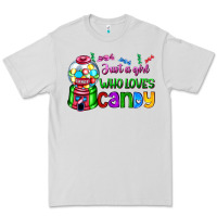 Dove Grey just a girl who loves candy Premium Tee - AdoDesignShop