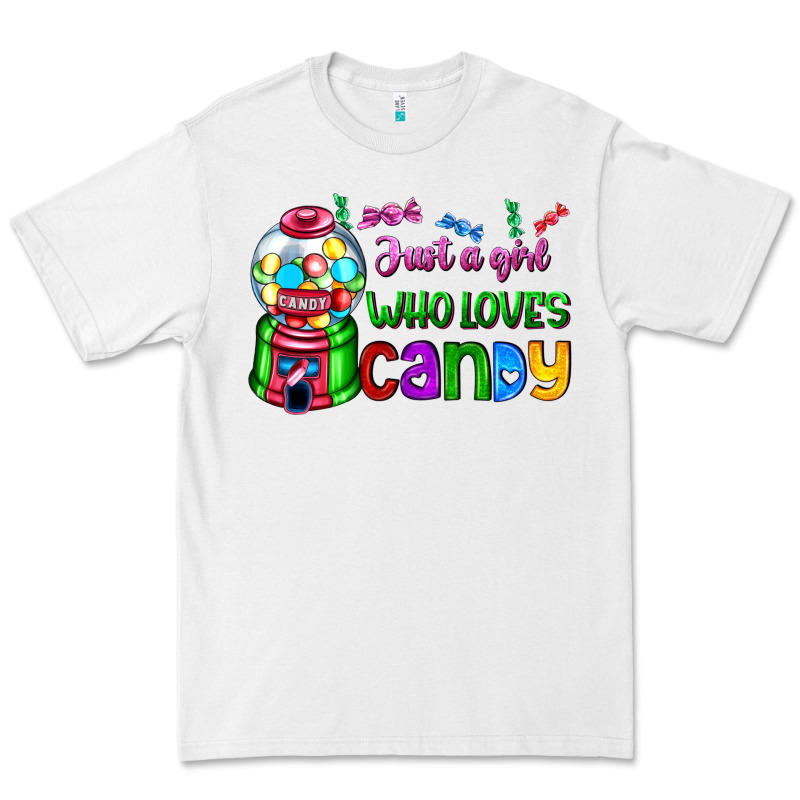 Just A Girl Who Loves Candy Premium Tee by AdoDesignShop | Teevron