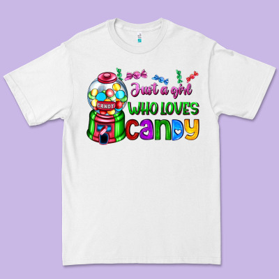 Just A Girl Who Loves Candy Premium Tee Designed By Adodesignshop