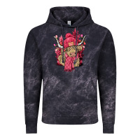 Cloud Black Pink winter long haired Cow Vintage Hoodie - NancyCooperArtShop