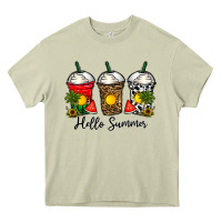 Mossy hello summer Heavy Core Tee - CowhideDigitalArt