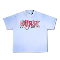 Grape Ice nurse breast cancer awareness Urban Heavy Tee - MaliasSmallBusiness
