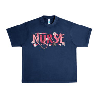 Nurse Breast Cancer Awareness Urban Heavy Tee | Teevron