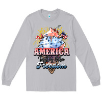 Moon Dust America ice cream Long Sleeve Tee - NancyCooperArtShop