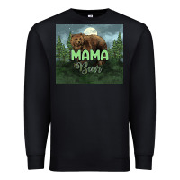 Black Mama bear tumbler Premium Sweatshirt - HowdyJamesFarm