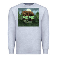 Heather Grey Mama bear tumbler Premium Sweatshirt - HowdyJamesFarm