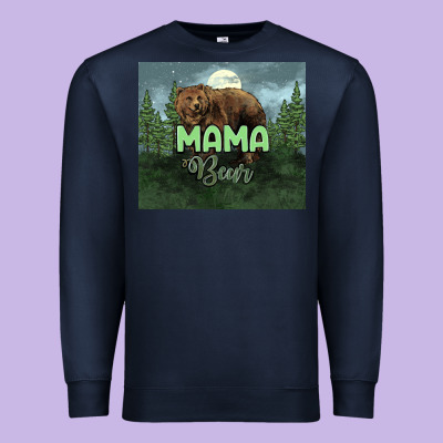 Mama Bear Tumbler Premium Sweatshirt Designed By Howdyjamesfarm