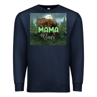 Navy Mama bear tumbler Premium Sweatshirt - HowdyJamesFarm