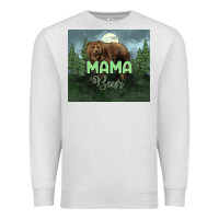 Oatmeal Heather Mama bear tumbler Premium Sweatshirt - HowdyJamesFarm