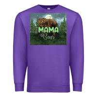 Purple Mama bear tumbler Premium Sweatshirt - HowdyJamesFarm