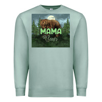 Seafoam Mama bear tumbler Premium Sweatshirt - HowdyJamesFarm