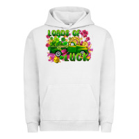 Pigment Lunar Rock Loads of luck St. Patricks Day Urban Hoodie - FaDigitalArtStudio