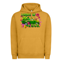 Pigment Peanut Butter Loads of luck St. Patricks Day Urban Hoodie - FaDigitalArtStudio