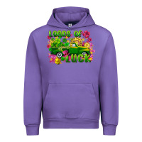 Tulip Loads of luck St. Patricks Day Urban Hoodie - FaDigitalArtStudio