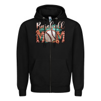 Black Baseball Mom Zipper Hoodie - Bettercallsaul