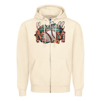 Sandshell Baseball Mom Zipper Hoodie - Bettercallsaul