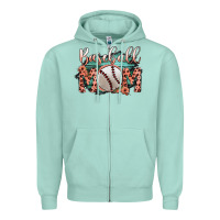 Baseball Mom Zipper Hoodie | Teevron
